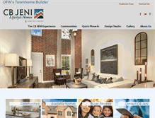 Tablet Screenshot of cbjenihomes.com